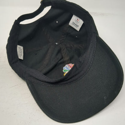 Team Apparel Baseball Cap Black One Size NBC Peacock Olympic Rings Slideback Hat