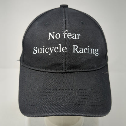 No Fear Suicycle Racing Slideback Hat Black One Size Adjustable 6 Panel Fashion