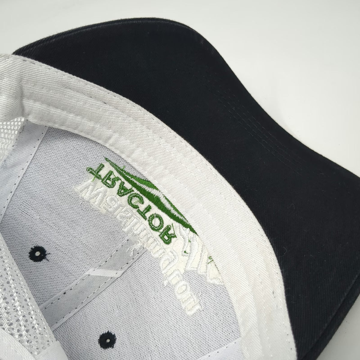 Washington Tractor Trucker Hat Black One Size Snapback Mesh Mountain Logo Cap