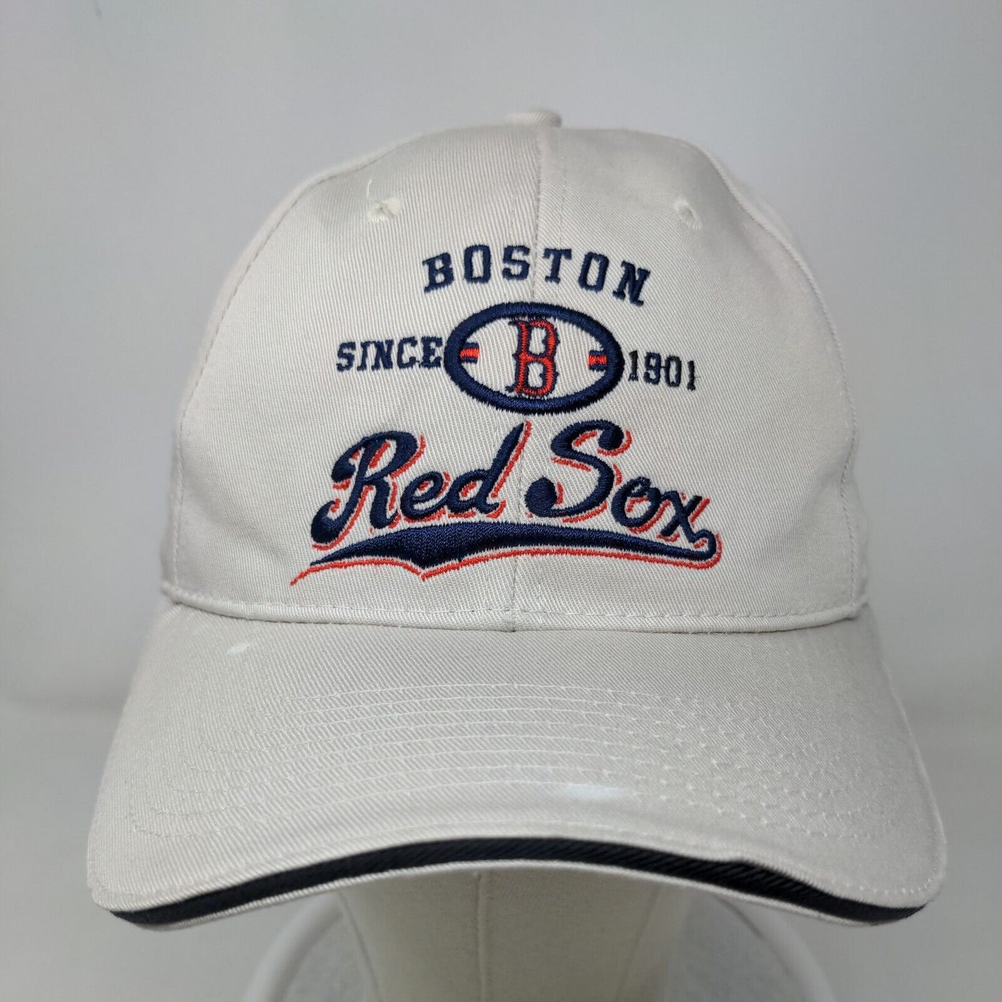 MLB Boston Red Sox Men's Slideback Hat Tan OSFA Embroidered Boston Red Sox Logo