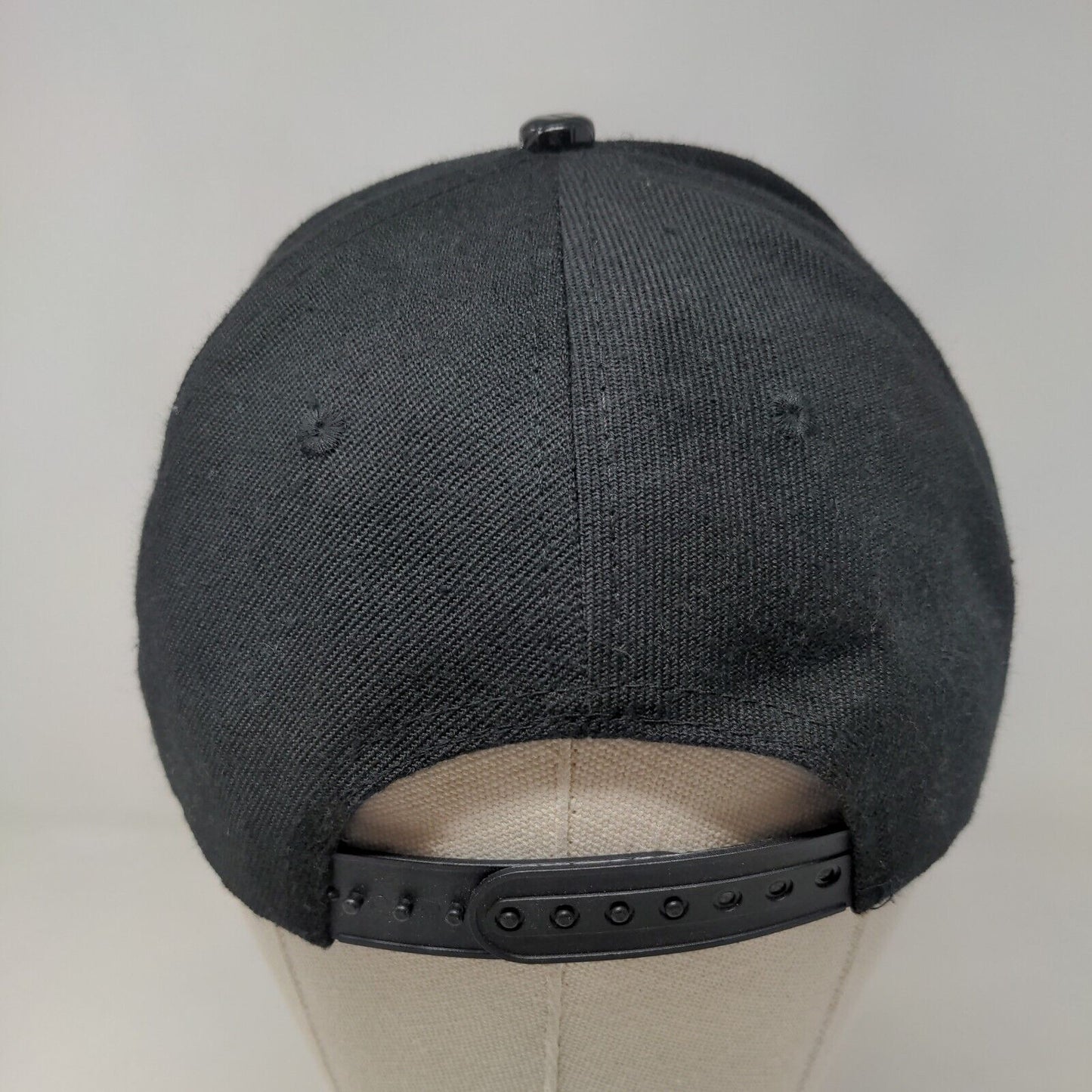 Unbranded Men's Snapback Hat Black Adjustable 3D New York Logo
