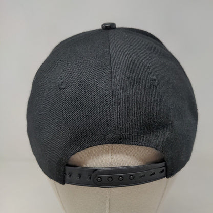 Unbranded Men's Snapback Hat Black Adjustable 3D New York Logo