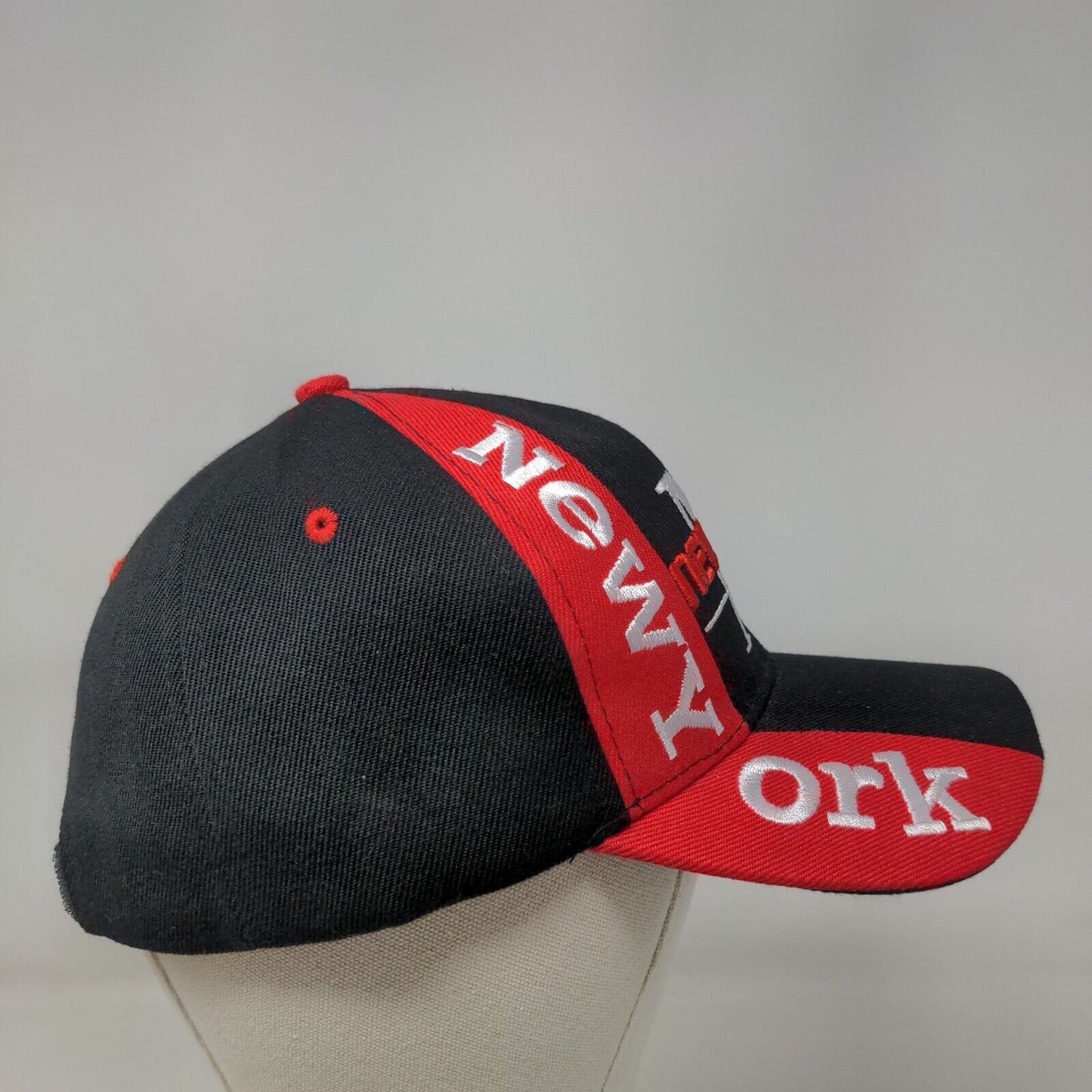 New York Strapback Hat Multicolor OSFA Adjustable Embroidered 6 Panel