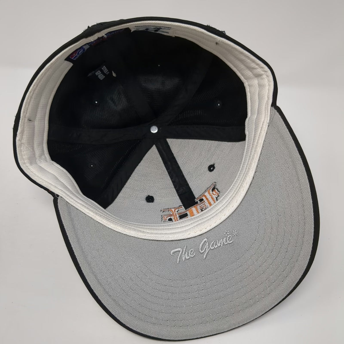 The Game Baseball Cap Black 7 Fitted UTPB University Pro Hat University of Texas