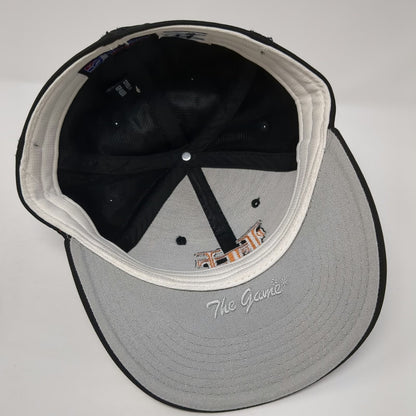 The Game Baseball Cap Black 7 Fitted UTPB University Pro Hat University of Texas