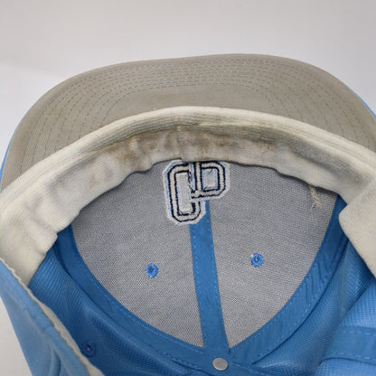 The Game Pro Fitted Hat Blue Medium Embroidered Letters Gametek 6 Panel
