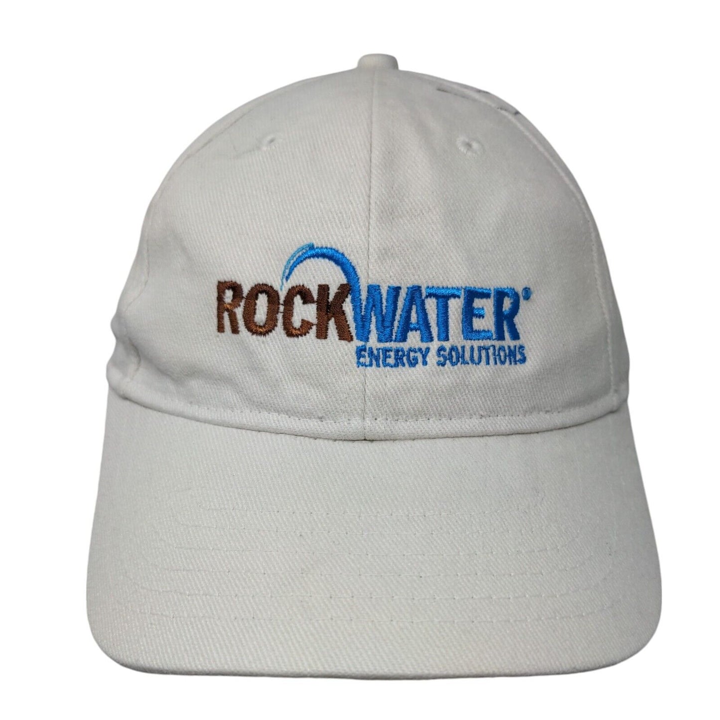 Rockwater Energy Solutions Strapback Hat Cream OSFA Embroidered Kati