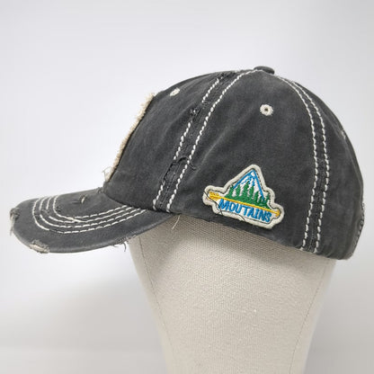 4350 District Baseball Cap Gray OSFM Hike More Worry Less Hiking Mountain Hat