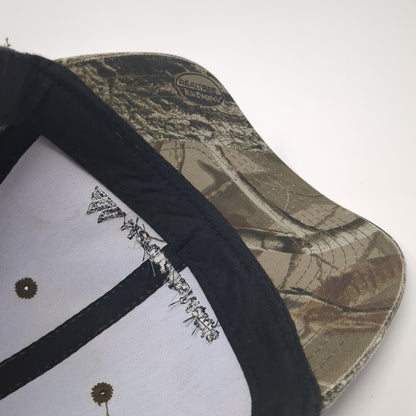 Merchants Metals Logo Strapback Hat Multicolor One Size Camo Hunting