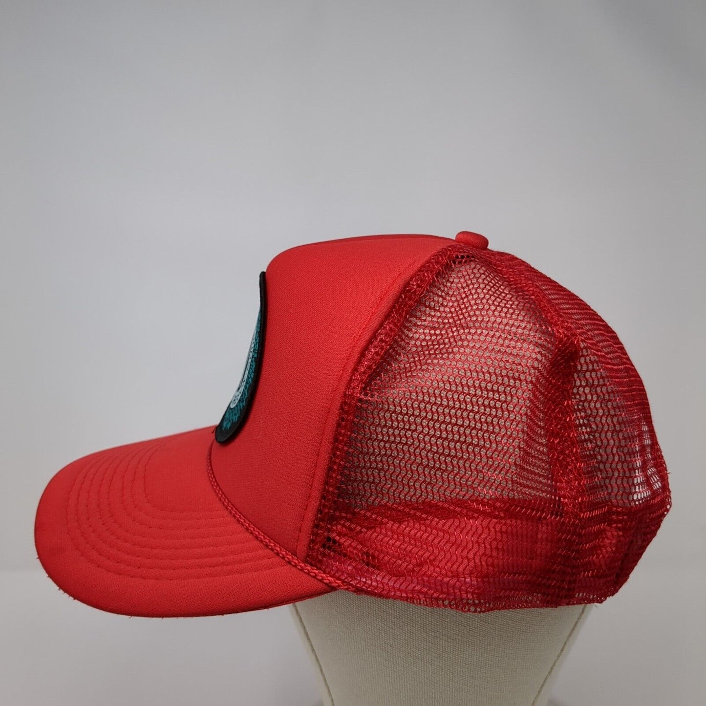 Ninkasi Brewing Oregon Eugene Snapback Trucker Hat Red Adjustable Mesh Rope Otto