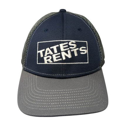 Tates Rents Fitted Mesh Back Hat Multi L/XL Colorblock Embroidered