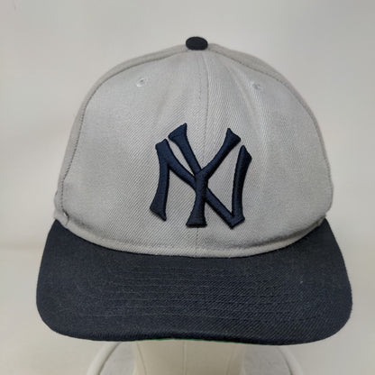 New York Yankees Fitted Hat Gray New Era 59Fifty 7 5/8 Embroidered Logo MLB