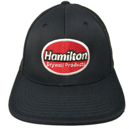Pacific Headwear Baseball Cap Black 7 3/8 Hamilton Drywall Mesh Back Pro Hat