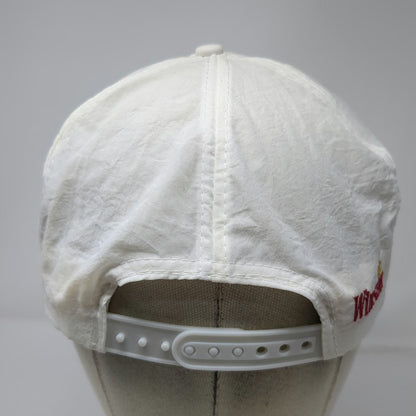 Winston The Wrap White Trucker Hat Snapback Nylon Advertising Promo Vintage