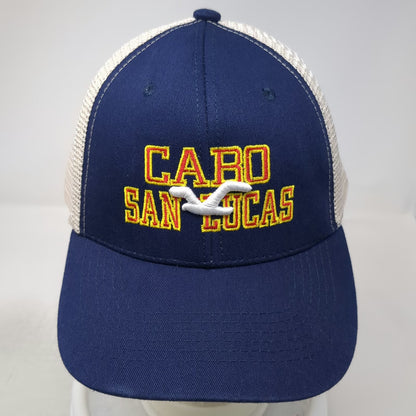 Baseball Cap Blue One Size Cabo San Lucas Mesh Strapback Seagull Mexico Hat