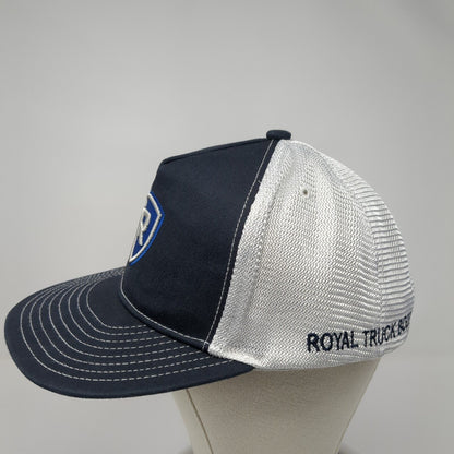 Royal Truck Body Snapback Trucker Hat Blue One Size Adjustable Mesh Back