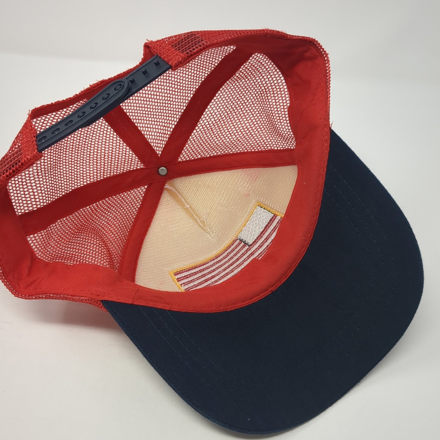 USA Flag Snapback Trucker Hat Multicolor One Size Adjustable Patriotic Infinity