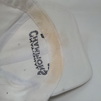 Sportsman Men's Snapback Hat White Embroidered National Champions 1997 Vintage