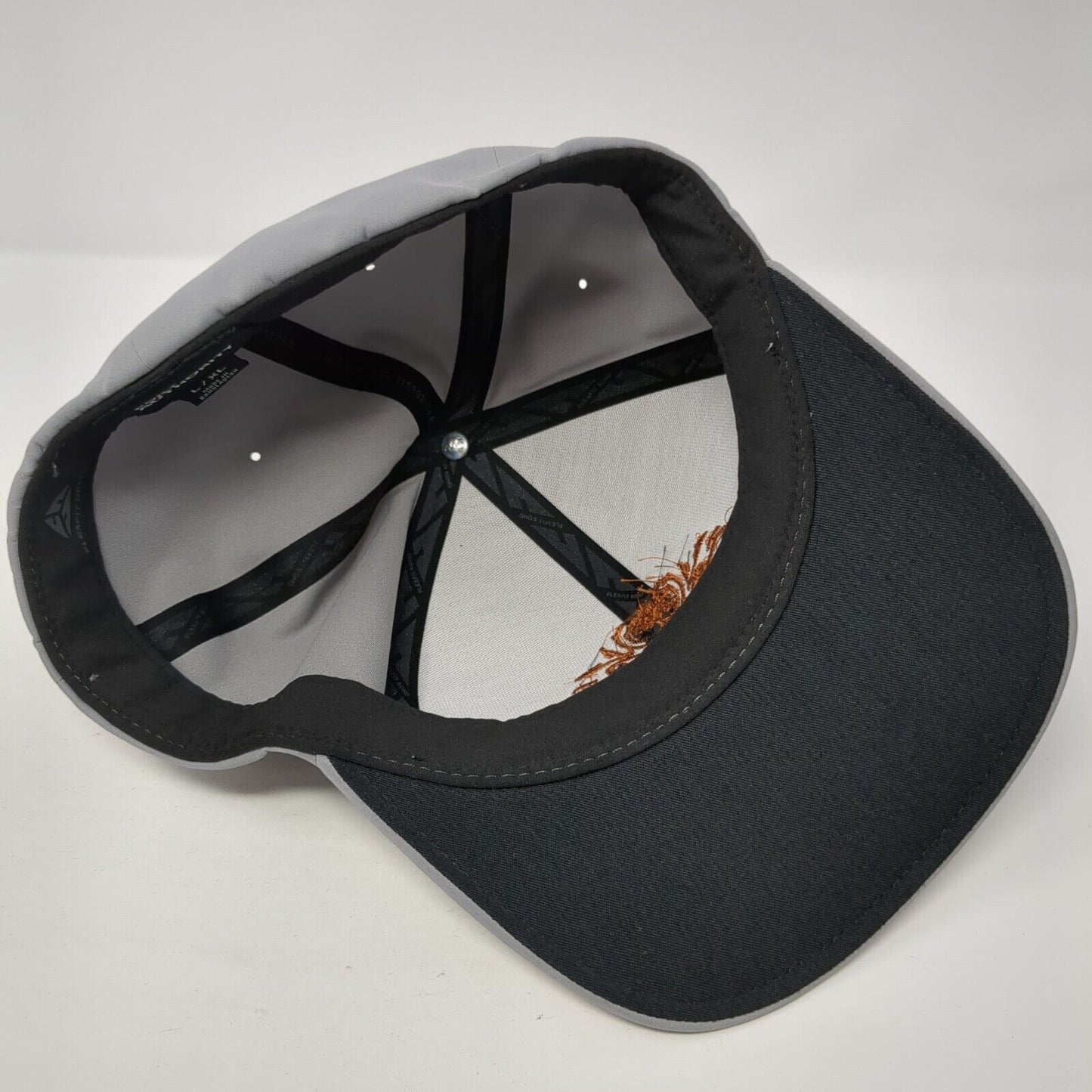 Luxury Lawn Care Fitted Hat Gray L/XL Flexfit Delta Port Authority