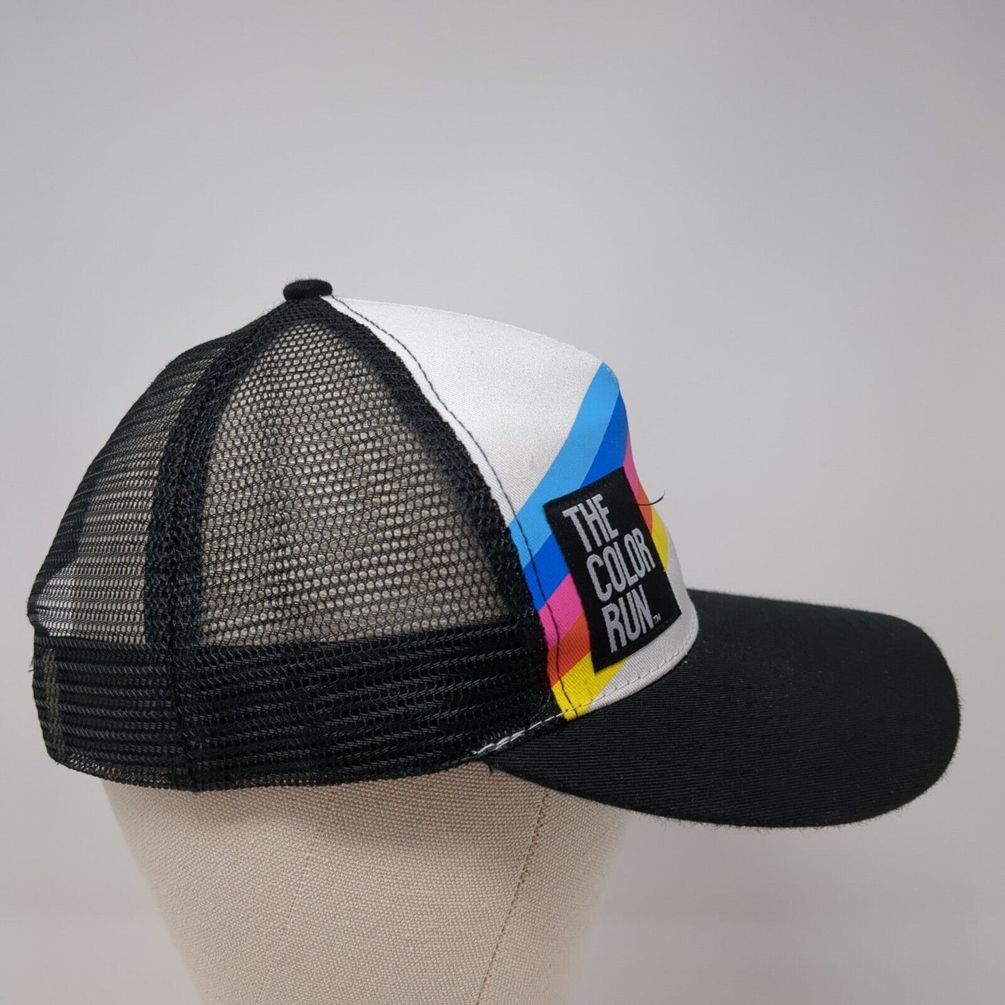 The Color Run Snapback Trucker Hat Multicolor One Size Adjustable Mesh Back