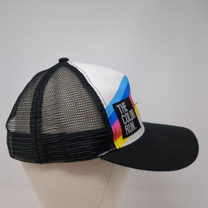 The Color Run Snapback Trucker Hat Multicolor One Size Adjustable Mesh Back