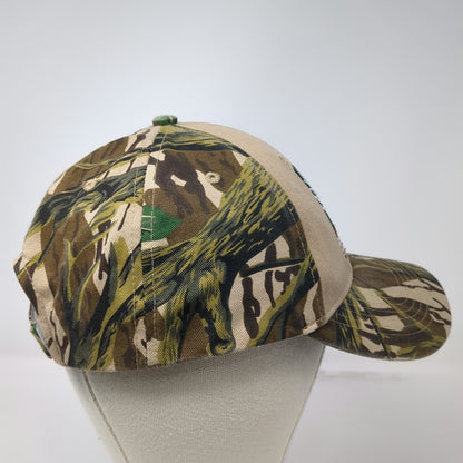 Mountain Lakes Baseball Cap Beige Green Camo One Size Burchell Nursery Tree Hat