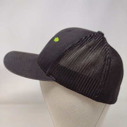 Idaho Gun Fitted Mesh Back Trucker Hat Black OSFA Flexfit Embroidered