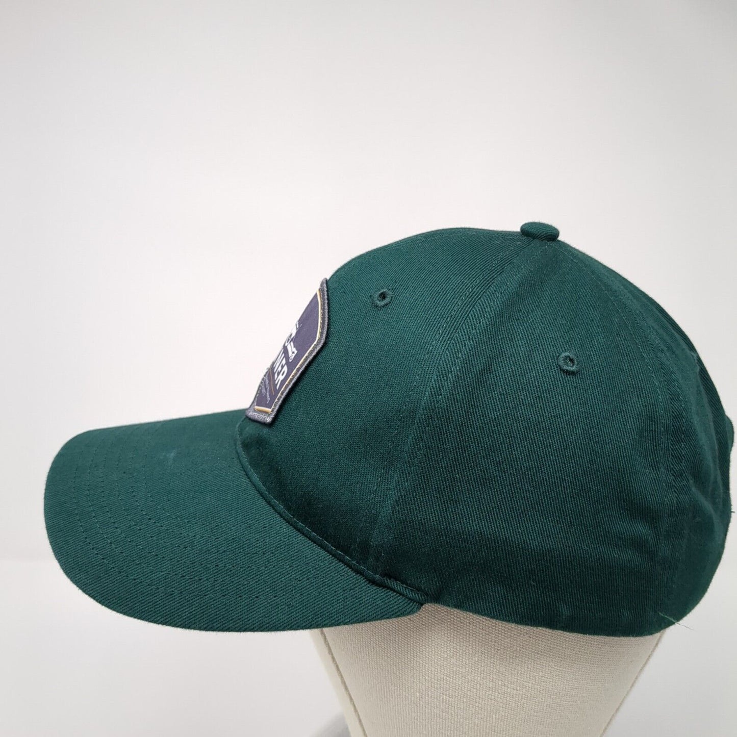 Owner Patch Strapback Hat Green One Size Solid Adjustable Richardson