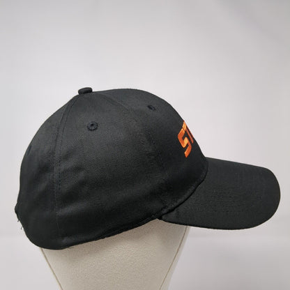 STIHL Snapback Hat Black OSFA Adjustable Embroidered 6 Panel Solid