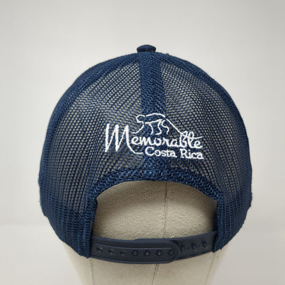 Pura Vida Costa Rica Snapback Trucker Hat Multicolor OS Adjustable Mesh Back