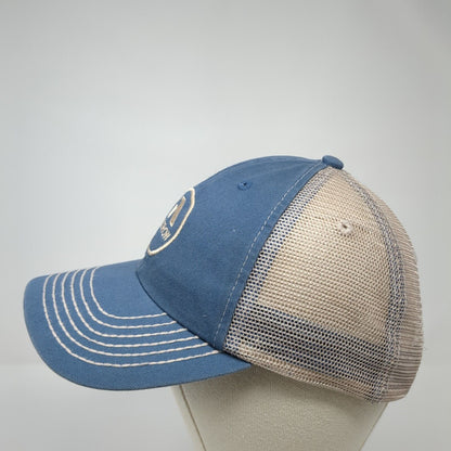 Asgrow Strapback Mesh Back Trucker Hat Blue One Size Adjustable Outdoor