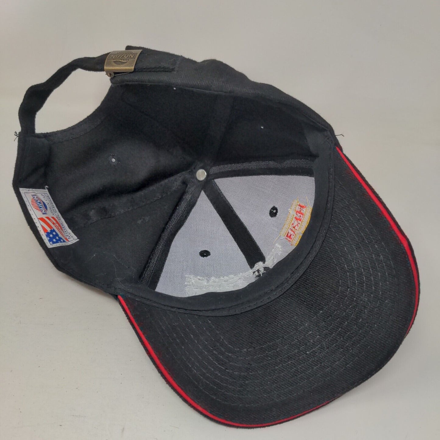 HNA Hardscape North America Slideback Hat Black One Size Embroidered Nissun Cap