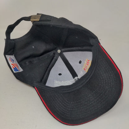 HNA Hardscape North America Slideback Hat Black One Size Embroidered Nissun Cap