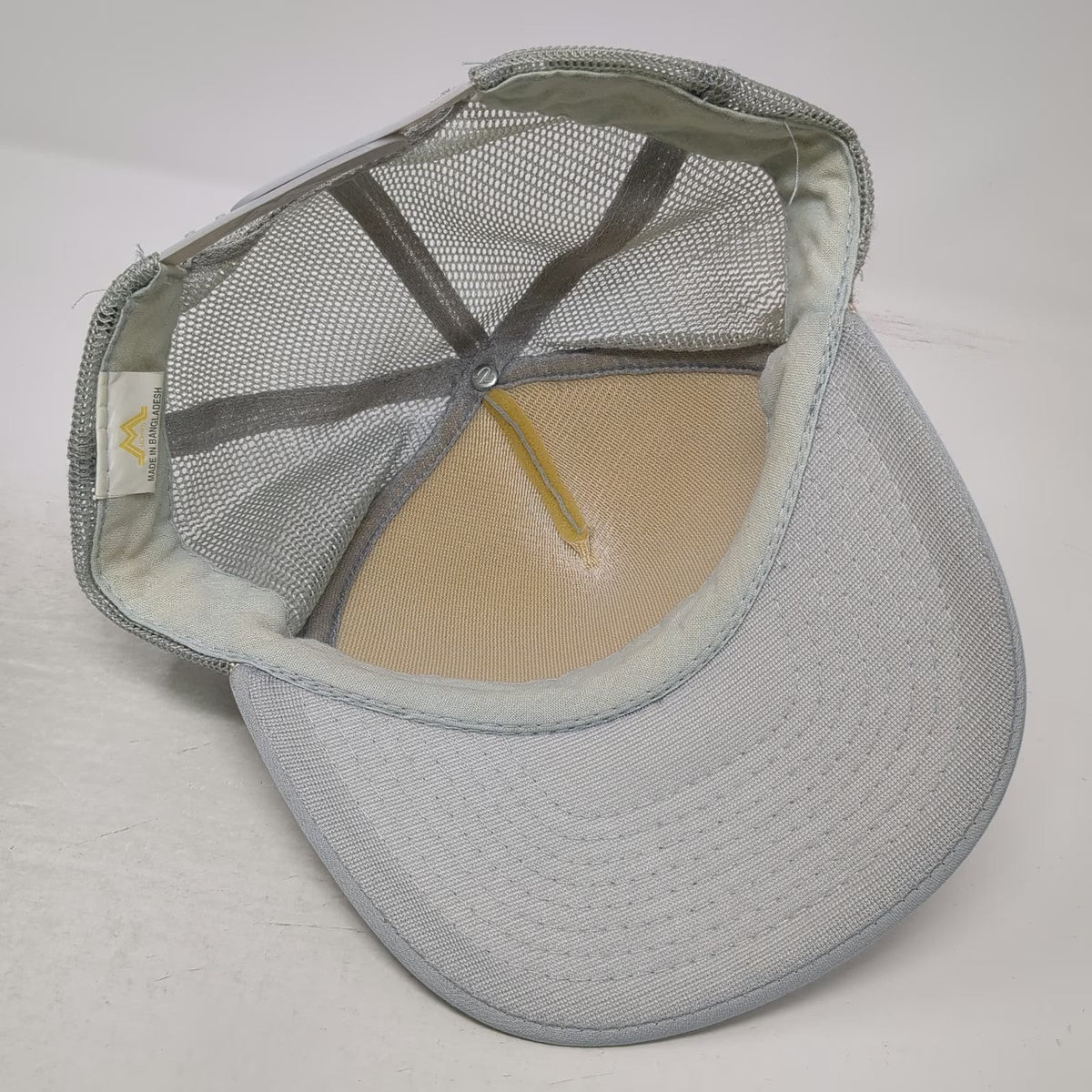 Memories Trucker Hat Gray One Size Florida Anchor Graphic Snapback Mesh Rope
