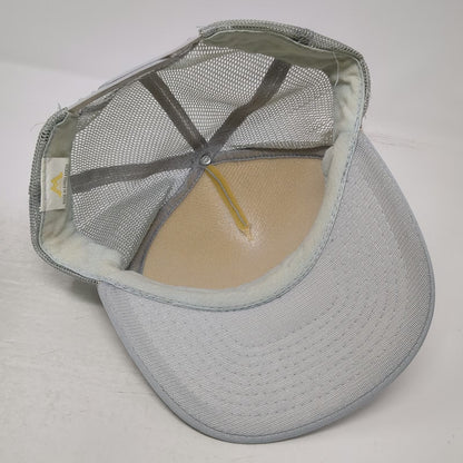 Memories Trucker Hat Gray One Size Florida Anchor Graphic Snapback Mesh Rope