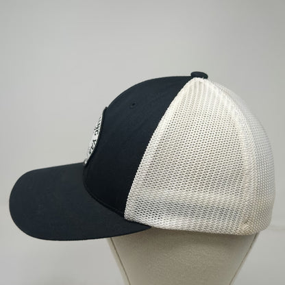 Flexfit Baseball Cap Black One Size Screaming Yak Spokane Wash Trucker Hat Mesh