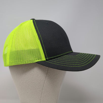 Richardson Trucker Hat Black Yellow One Size United Rentals Mesh Construction