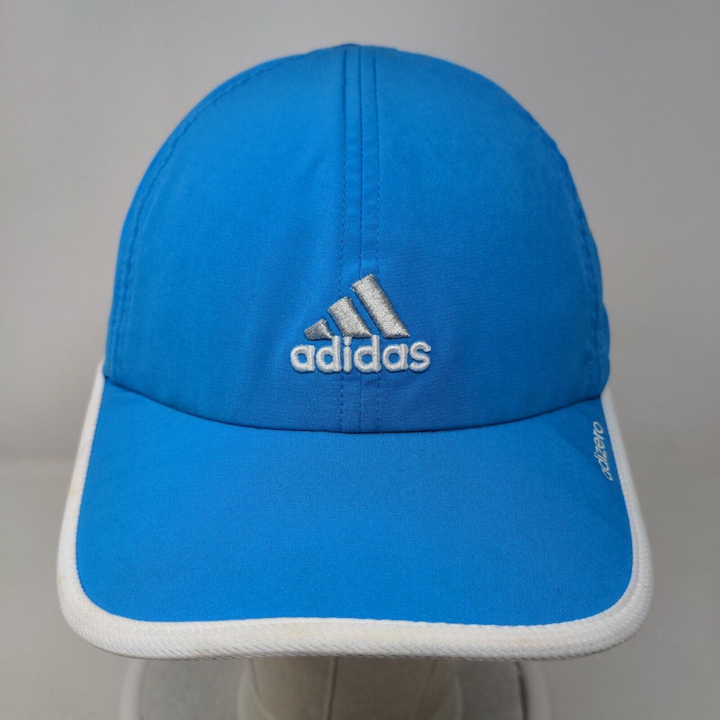 Adidas Adizero Strapback Hat Blue OSFA Embroidered Logo Climacool