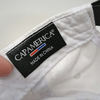 Cap America Baseball Cap White One Size Charter Oak State College Polyester Hat
