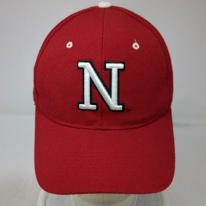 Nebraska Cornhuskers NCAA Zephyr Cap Red 7 3/8 Fitted Gray Underbill Wool Hat