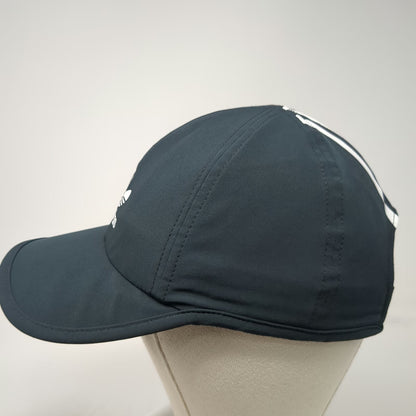 Adidas Baseball Cap Black One Size Trefoil Logo 3-Stripes Performance Sport Hat