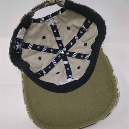 Adidas Slideback Hat Multicolor One Size Embroidered Logo Camouflage