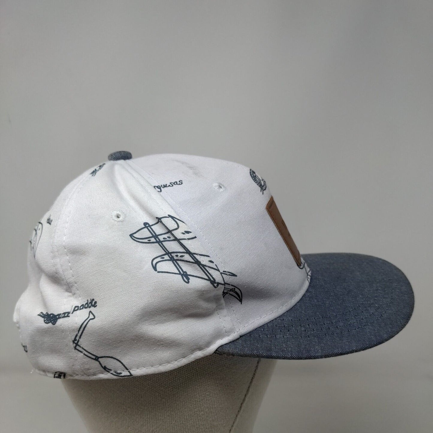 Monto Wait Tour Own Snapback Hat Multi One Size Leather Patch Colorblock