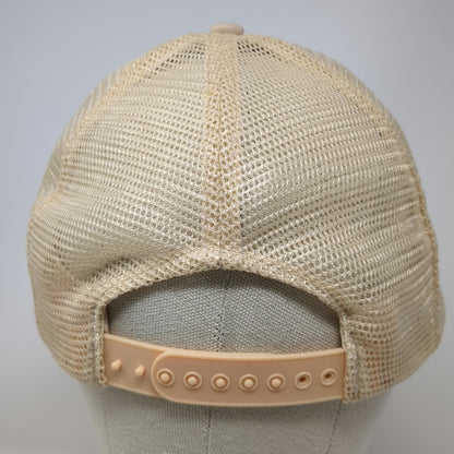 Mohr's Salt Lake Hardware Coming Thru For You Trucker Hat Beige One Size Mesh