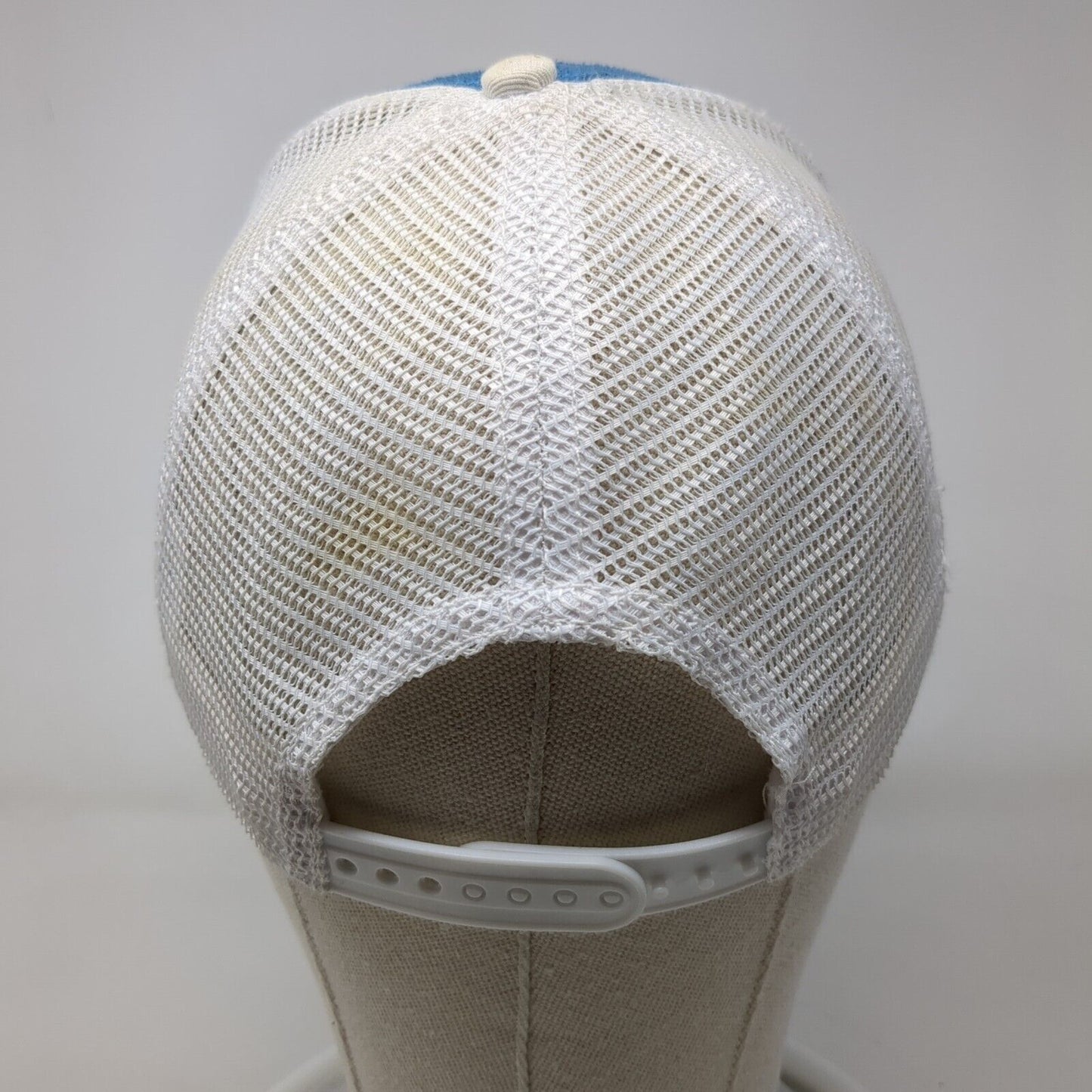 My Middle Name Is Mermaid Snapback Trucker Hat Blue One Size Mesh Back