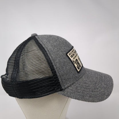 Resident Waterfowl Hunting License Snapback Trucker Hat Gray One Size