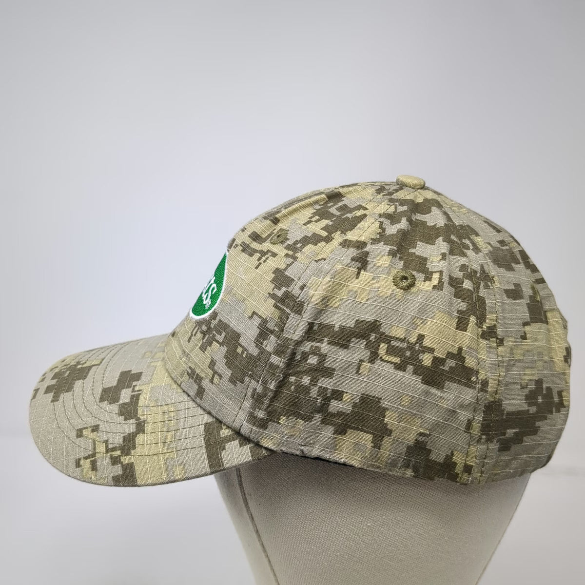 Scotts Baseball Cap Beige One Size Digital Camo Garden Lawn Care Logo Work Hat