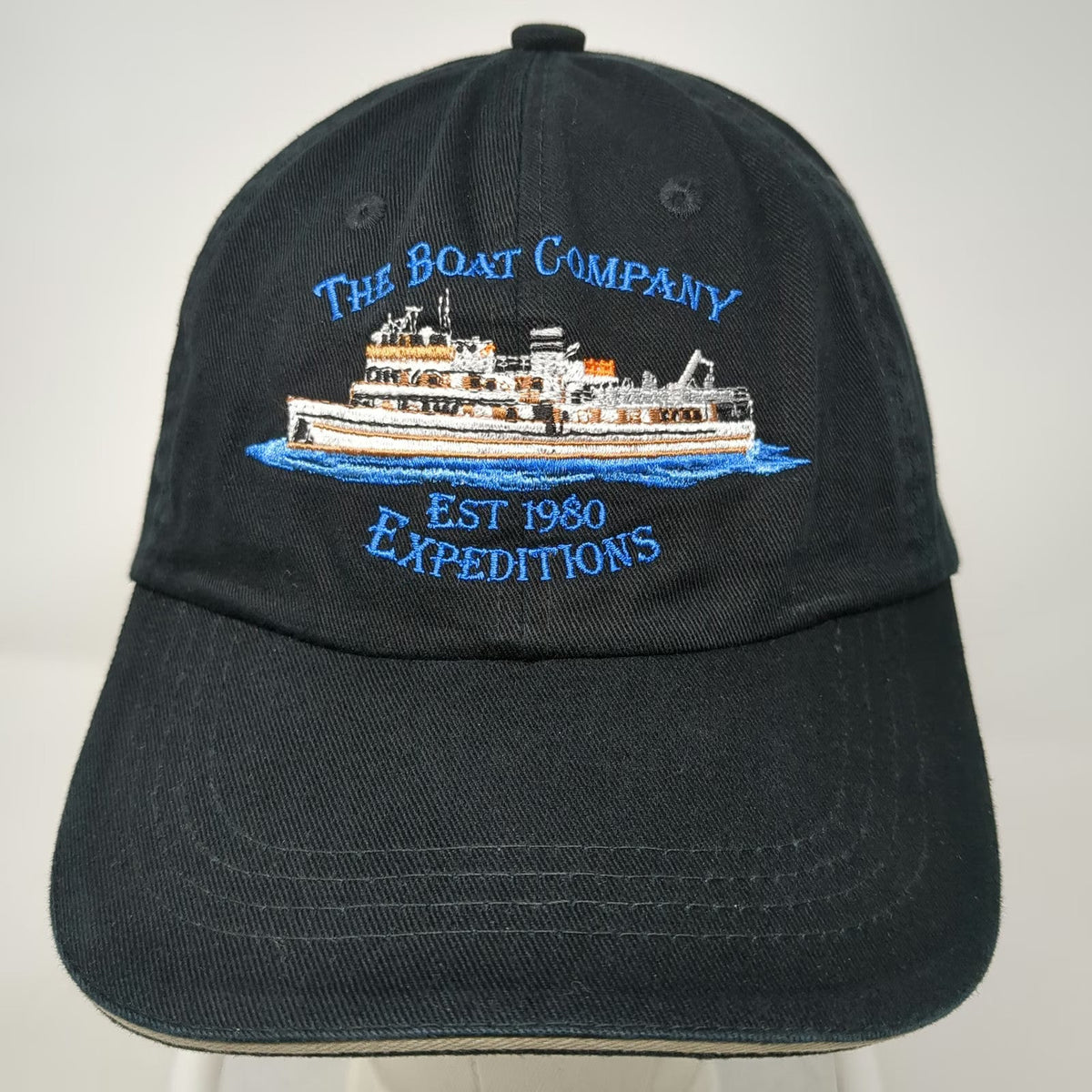 Port Authority The Boat Company Expeditions Black Baseball Cap One Size Hat