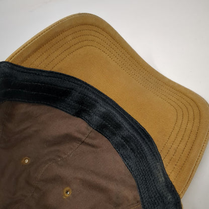 Carhartt Baseball Cap Brown One Size Strapback Duck Canvas Patch Workwear Hat