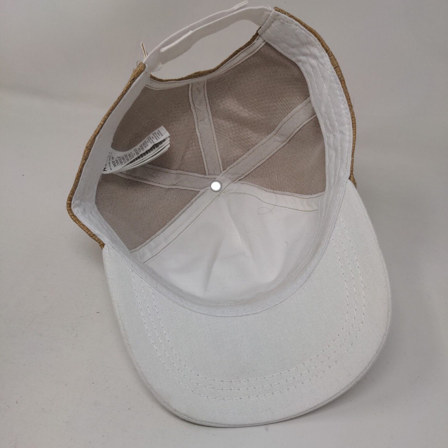 Roxy Strapback Hat Multi One Size Adjustable Colorblock Leather Patch
